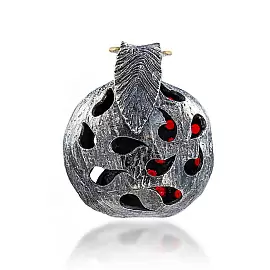 Подвеска PN030548GRN-CRD-M серебро гранат_2