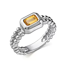 Кольцо один камень 01-5028.00ЦТ-00 серебро_0