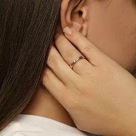 Кольцо 1-261-30 золото_1