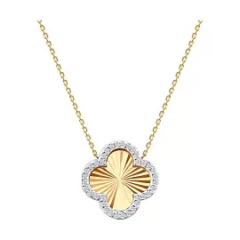 Колье 070701 золото Ван Клиф_0