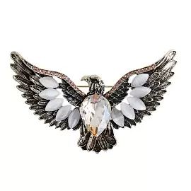Брошь 261110407g ювелирный сплав Орел_0