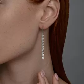 Серьги продевки 94023999 серебро_1