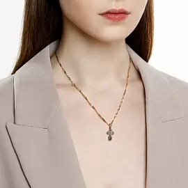 Крест христианский 121158 золото Полновесный_2