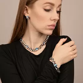 Колье 138500525630 ювелирный сплав Лягушка_3