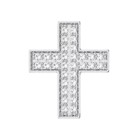 Крест декоративный 0800250-00775 серебро_0