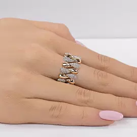 Кольцо 04-51-1121-00 золото Боттега Венета_1