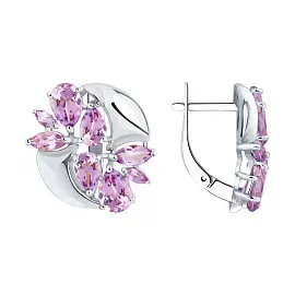 Серьги 92022349 серебро_0