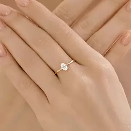 Кольцо один камень 019586 золото_1