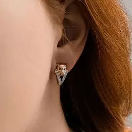 Серьги 1206542 золото Картье пантера_1