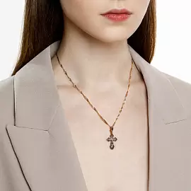 Крест христианский 121036 золото Полновесный_2