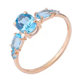 Кольцо К-0284 топ золото_0