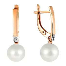 Серьги подвесные 290-1-1084Р золото_0