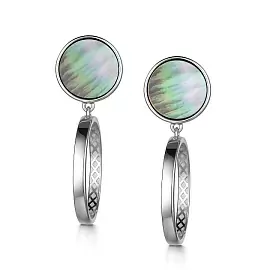 Серьги подвесные 02-4254.00ПЧ-00 серебро_0