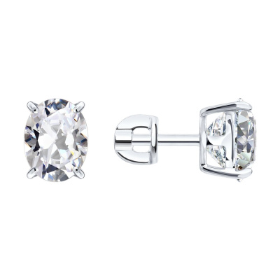 Серьги пусеты 94027917 серебро