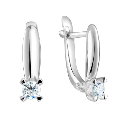 Серьги 803-03074 серебро