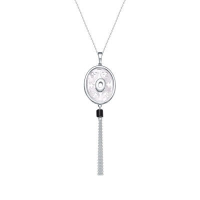 Колье SN1656-MOPO-1 серебро