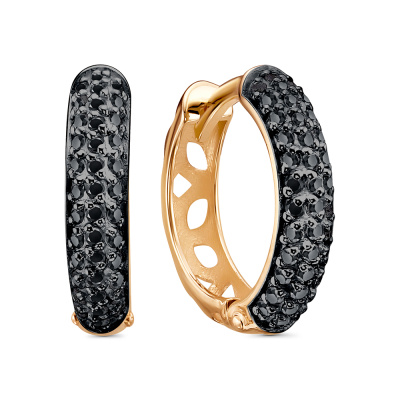 Серьги конго 122562-5 золото