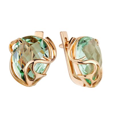 Серьги 3144 акв золото