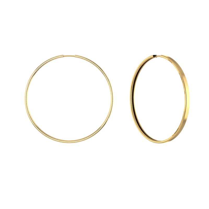 Серьги конго 03-208450 золото