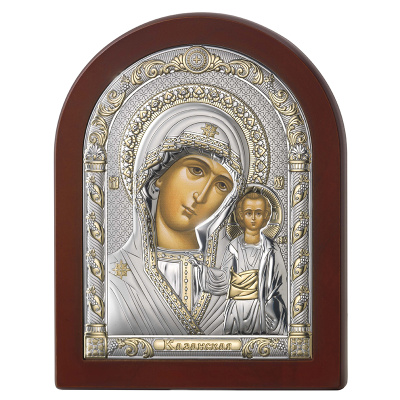 Икона 84124.3ORO ювелирный сплав Казанская Божья Матерь