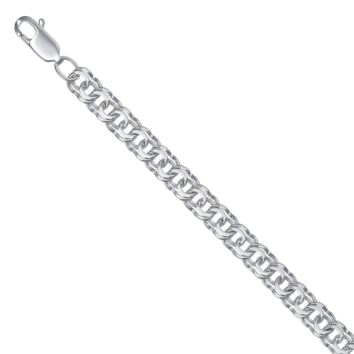 Цепь НЦ22-052Ю-3 d1.0 серебро Полновесная