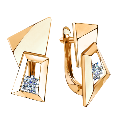 Серьги 01-218140 золото