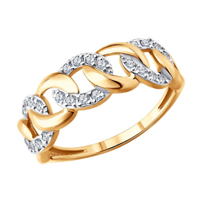 Кольцо 019820 золото Помеллато