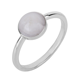 Кольцо 1367405651-10 серебро Круг