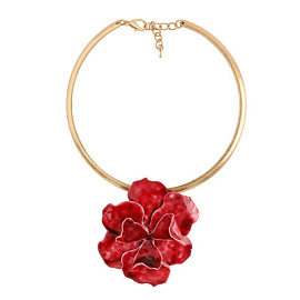 Колье 504227490 ювелирный сплав Цветок