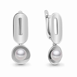 Серьги подвесные 49068.5 серебро