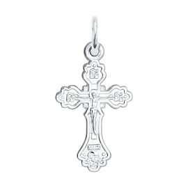 Крест христианский 94120111 серебро
