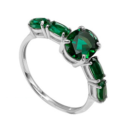 Кольцо 1-1206 (925) тур серебро