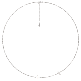Колье 1041106-00000-40 серебро Ласточка