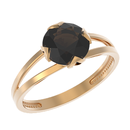 Кольцо один камень 1039881-11220-R золото