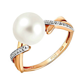 Кольцо 190-1-1086Р золото