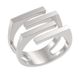 Кольцо 1042541-00000 серебро
