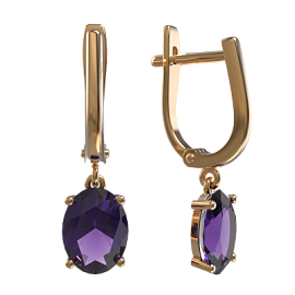 Серьги подвесные 1033022-11220-A золото