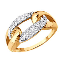 Кольцо 019808 золото Помеллато