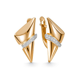 Серьги 04-62-0600-00 золото