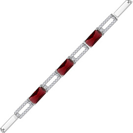 Браслет 7478485А.5 серебро