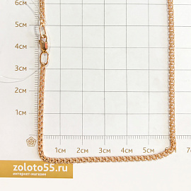 Цепь ЦПГР00512040 золото Пустотелая_2