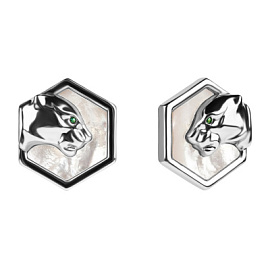 Серьги т200 перл ювелирный сплав Pride