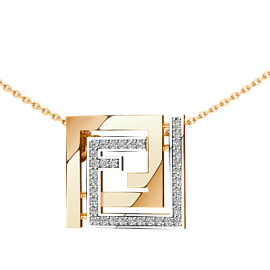 Подвеска 01-318265 золото Квадрат