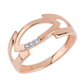 Кольцо 24543 золото