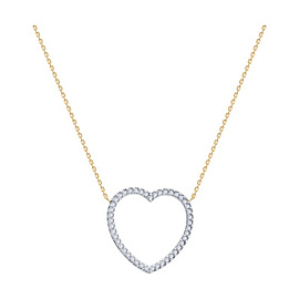 Колье 070690 золото Сердце