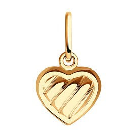 Подвеска 036508 золото Сердце