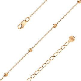 Браслет на ногу 008-0107-0000-010 золото