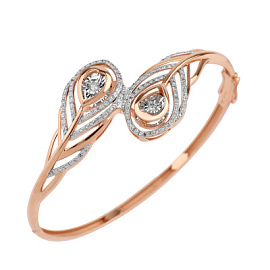 Браслет жесткий 09-11-51131-31-00-1 золото перо