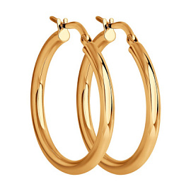 Серьги конго 029868 золото