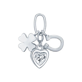 Подвеска LLP539 серебро на удачу